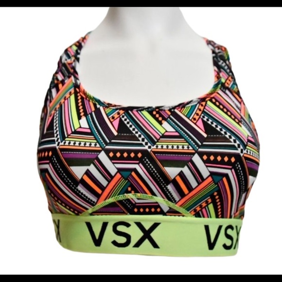 VSX Victoria Secret Sports Bra Aztec Print Medium - Picture 4 of 13
